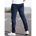 Men's Trendy Skinny Jeans, Men's Casual Street Style Stretch Jeans