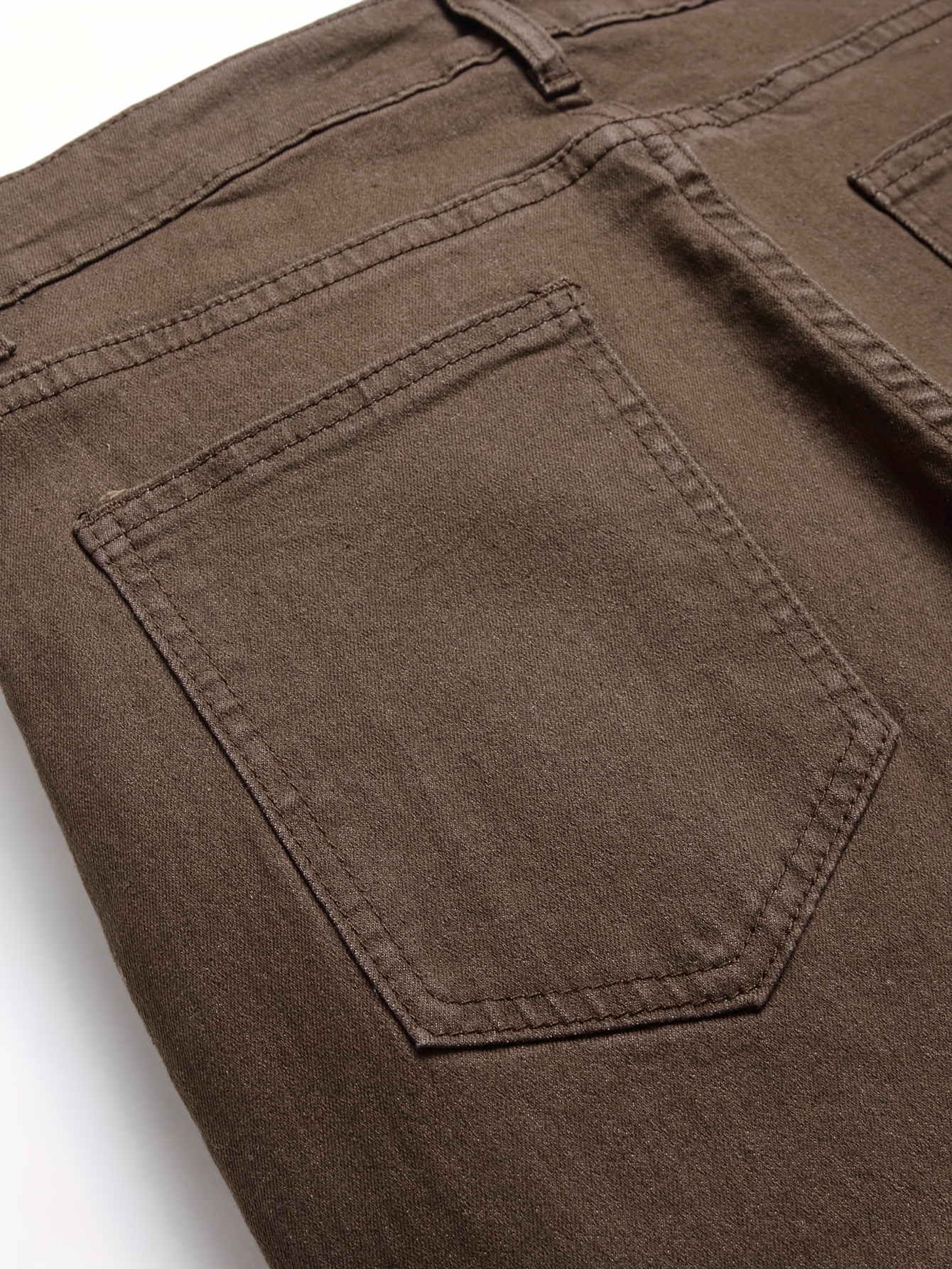 mens casual slim fit jeans street style all match medium stretch jeans details 3